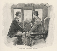Holmes - Watson - Train - 19th Century. Date: 1893