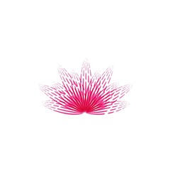 Wall Mural - Lotus flower vector illustration