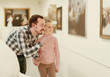 © JackF - positive father and daughter regarding paintings in museum