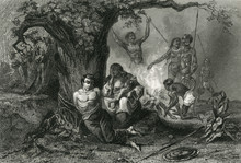 Sacrifice  Madagascar. Date: Circa 1840
