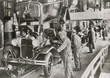 Leinwandbild Motiv Ford Assembly Line 1929. Date: 1929
