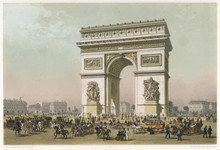 Arc De Triomphe - Bayot. Date: 1863