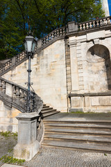 Springbrunnen vor dem Maximilianeum