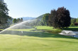 Irrigation of the golf course at Magliaso on Switzerland