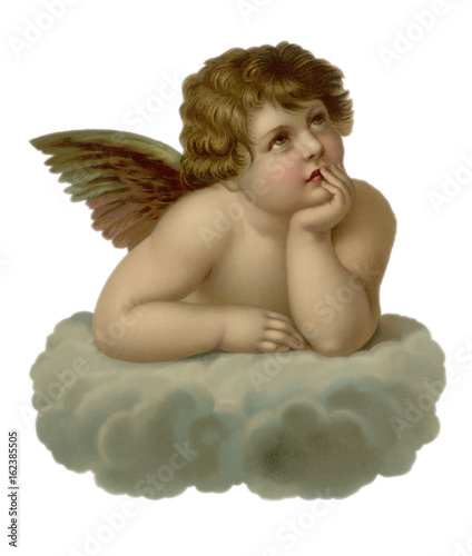 Cuadros en Lienzo Cherub Looking to Right. Date: 19th century