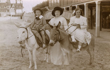 Donkey Rides  France. Date: Circa 1900