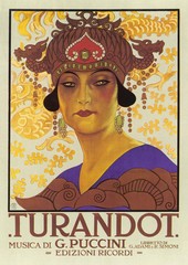 Wall Mural - Puccini - Turandot. Date: 1926