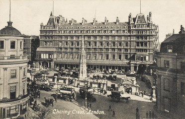 Wall Mural - Charing X Station (Aerial). Date: circa 1910