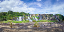Panorama Pongour Waterfall Vietnam
