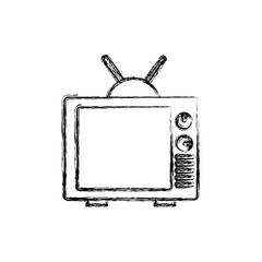 retro television icon