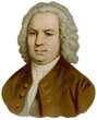 J S Bach (Portrait). Date: 1685 - 1750