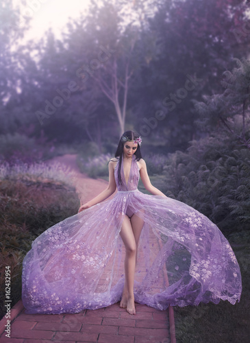 Young Purple Dress