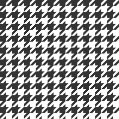 Aufkleber - Houndstooth seamless pattern. Vintage textile texture. Classic fashion