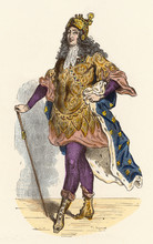 Louis XIV In Costume. Date: 1638-1715