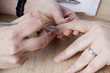 © Art of Success - manicure procedure in beauty salon