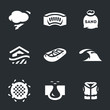 Vector Set of Flood Icons.