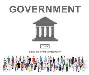 Wall Mural - Government Administration Pillar Graphic Concept