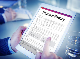 Poster - Personal Privacy Protection Form Concept