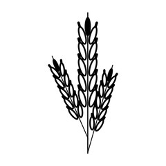 Poster - wheat ears icon image