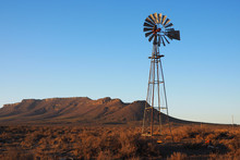 Old Windmill On A Farm In South Africa