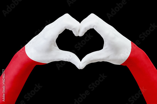  Obrazy Patriotyczne   rece-flaga-polski-ksztalt-serca-koncepcja-symbolu-kraju-na-czarnym-tle