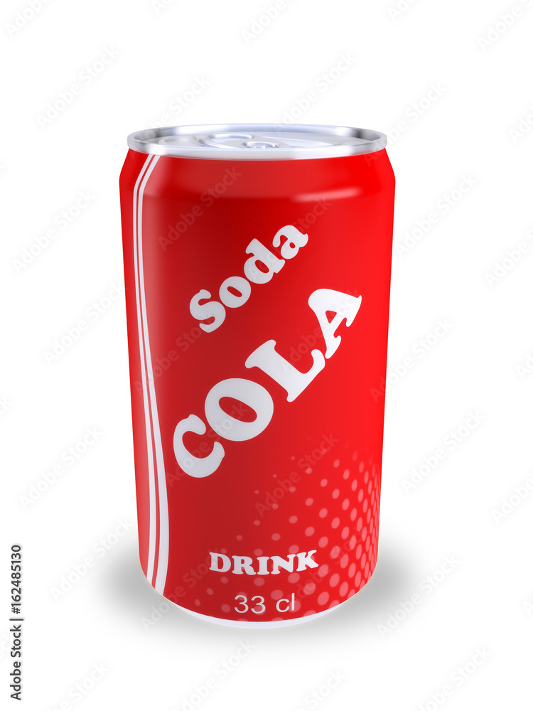 Cola Rouge canette soda cola rouge Stock Illustration | Adobe Stock