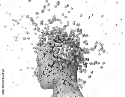 Shattered Person Head Stress And Headache Abstract Idea Buy