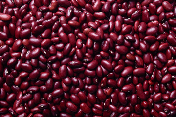 Wall Mural - kidney beans texture background, top view of raw kidney beans