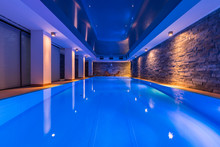 Swimming Pool With Led Lights