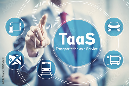 TaaS, Transportation as a Service startup business concept