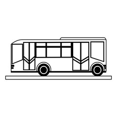 Poster - public transportation bus icon image