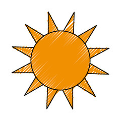 Poster - Sun isolated symbol