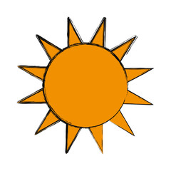 Poster - Sun isolated symbol