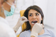 © cherryandbees - woman at the dentist office