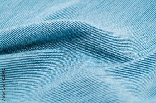 Plakat niebieski lniany tekstury tkanina falisty