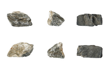 Aufkleber - Group Set Stones isolated on white background