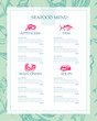 © Boyko.Pictures - Delicious Seafood - vector drawn template menu
