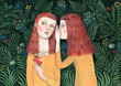 © Helena Perez - Girl whispering a secret to another girl
