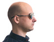 © spaxiax - profile portrait of a bald man wearing sunglasses