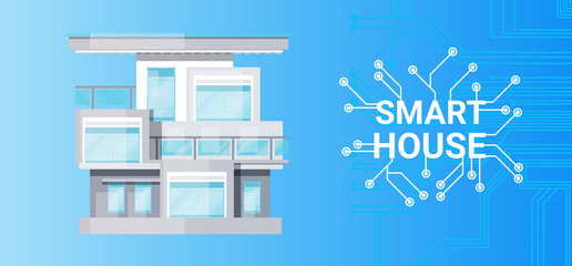 Aufkleber - smart house technology control system icon infographic with copy space vector illustration