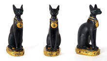 Toy Souvenir From Egypt: A Black Cat