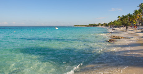 Catalina island - Playa de la isla Catalina - Caribbean tropical sea