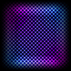 Aufkleber - Colorful neon diagonal background, vector abstract illustration.