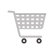 © Gstudio - shopping cart icon over white background vector illustration