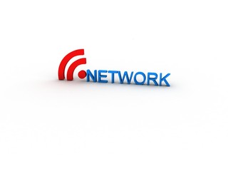 Poster - 3d illustration WiFi  network concept
