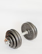 © waranyu - Fitness equipment and accessories with dumbbells.Fitness concept.