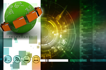 Poster - 2d rendering Documents copying one file to another