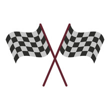 Final Lap Flags Icon Image