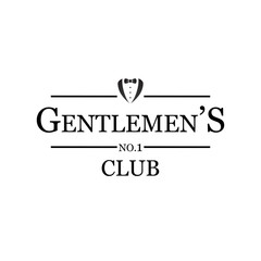 Wall Mural - gentlemen's club. vector art.