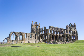 The ancient abbey at the north of yorkshire